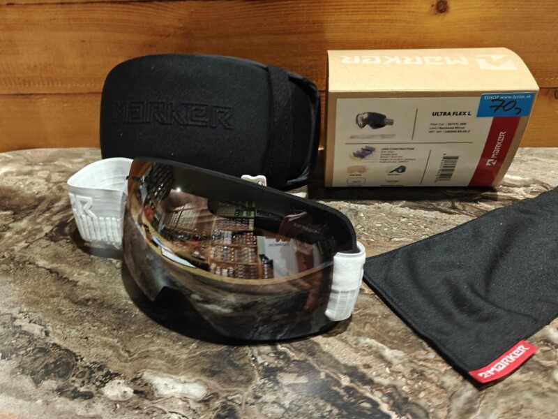 UNI LYŽIARSKE OKULIARE MARKER ULTRA FLEX L + SURROUND MIRROR